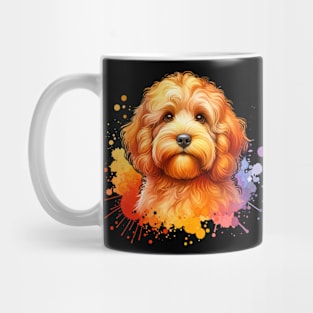 Bright Watercolor Cockapoo Mug